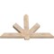 Ekena Millwork Kennewick Smooth Timber Gable Bracket, Douglas Fir, 60"W x 38"H x 3 1/2"D x 5 1/2"F, 15/12 Pitch GBW060X38X0406KEN00SDF - alternate 3